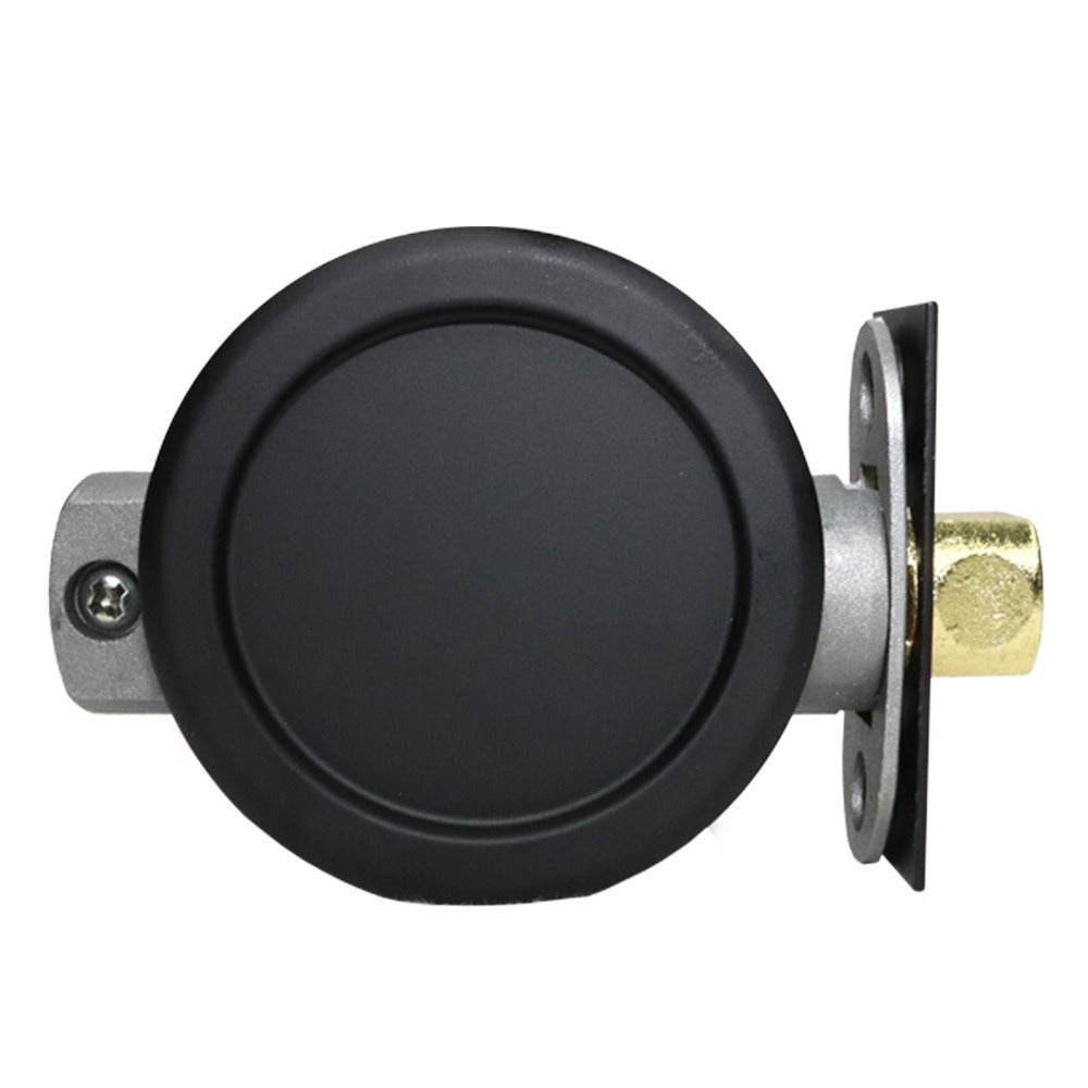 EMTEK Emtek 2144US19 Round Passage Pocket Door Tubular Lock Flat Black