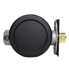 EMTEK Emtek 2144US19 Round Passage Pocket Door Tubular Lock Flat Black