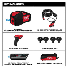 MILWAUKEE Milwaukee MXF545-XC MX Fuel Electrofusion Processor Battery Powered (Kit)