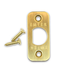 EMTEK Emtek 83231US3NL Radius Corner Faceplate Unlacquered Brass