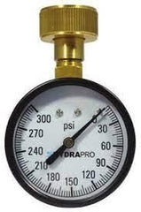 HYDRAPRO Hydrapro H64006 Water Pressure Test Gauge 0-300 PSI (2.5 in Face)