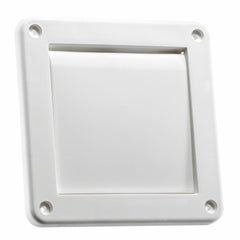 LAMBRO INDUSTRIES Lambro Industries 1422W Single Flap Louver Vent 4 Inches