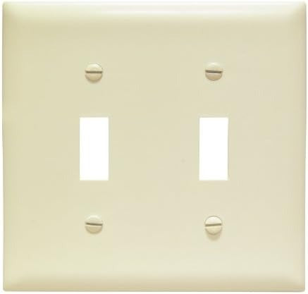LEGRAND Legrand TPJ2-I Trademaster Junior Jumbo Standard Wallplate 2-Gang