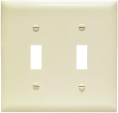 LEGRAND Legrand TPJ2-I Trademaster Junior Jumbo Standard Wallplate 2-Gang
