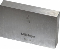 MITUTOYO Mitutoyo 611202-531 Steel Gage Block 2 in Grade 0