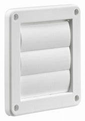 LAMBRO INDUSTRIES Lambro Industries 2676W Louver Vent Face 4 Inches White