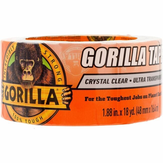 GORILLA Gorilla GOR6060002 Crystal Clear Tape (1.88 inches x 18 yds)