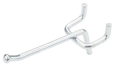 NATIONAL HARDWARE National Mfg N180-009 Zinc Plated Single Pegboard Hook 4pk