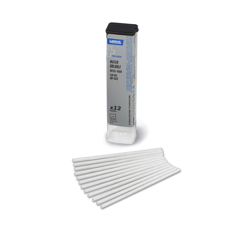 MILWAUKEE Markal 96180 Mechanical All-surface Marker Ball Tip White