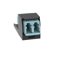 PANDUIT Panduit CMDPWTLCZAW Mini-com Keyed Duplex Wallplate