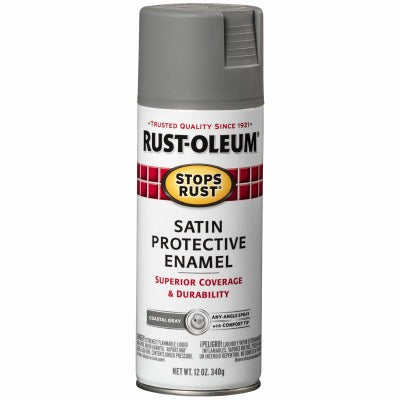 RUST-OLEUM Rust-oleum 312819 Satin Enamel Spray Paint 12 Oz