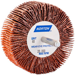NORTON Norton 66261151176 Mounted Flap Wheel 60 Grit Ceramic Alumina