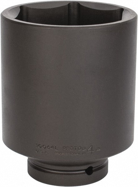 PROTO Proto J10064L Impact Socket 1 in Drive 4 in Hex 6-point