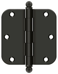DELTANA Deltana S35R510B-BT Radius Hinge Ball Tips Oil Rubbed Bronze