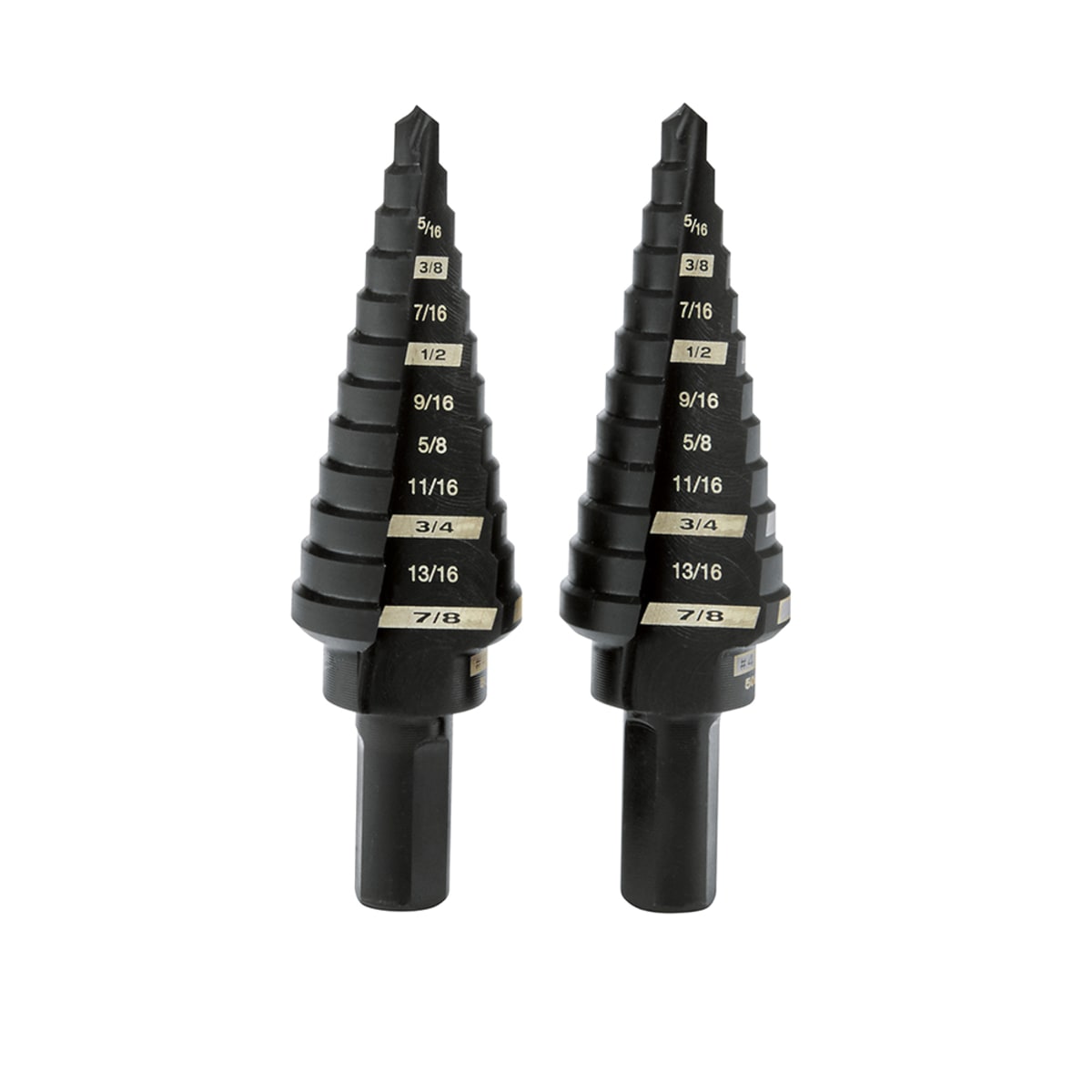 MILWAUKEE Milwaukee 48-89-9234 Step Drill Bit Set #4 Max Drill Bit Size 2 Pieces Black Oxide