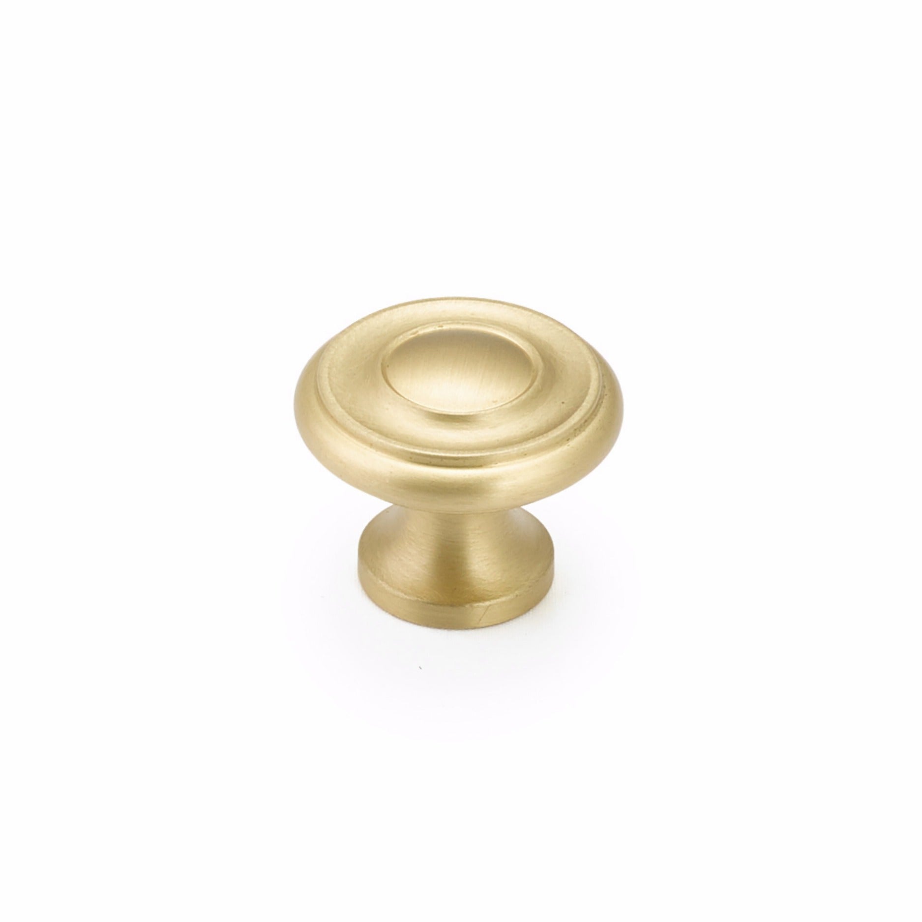 SCHAUB Schaub 703-SB Colonial Cabinet Knob Satin Brass