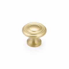 SCHAUB Schaub 703-SB Colonial Cabinet Knob Satin Brass