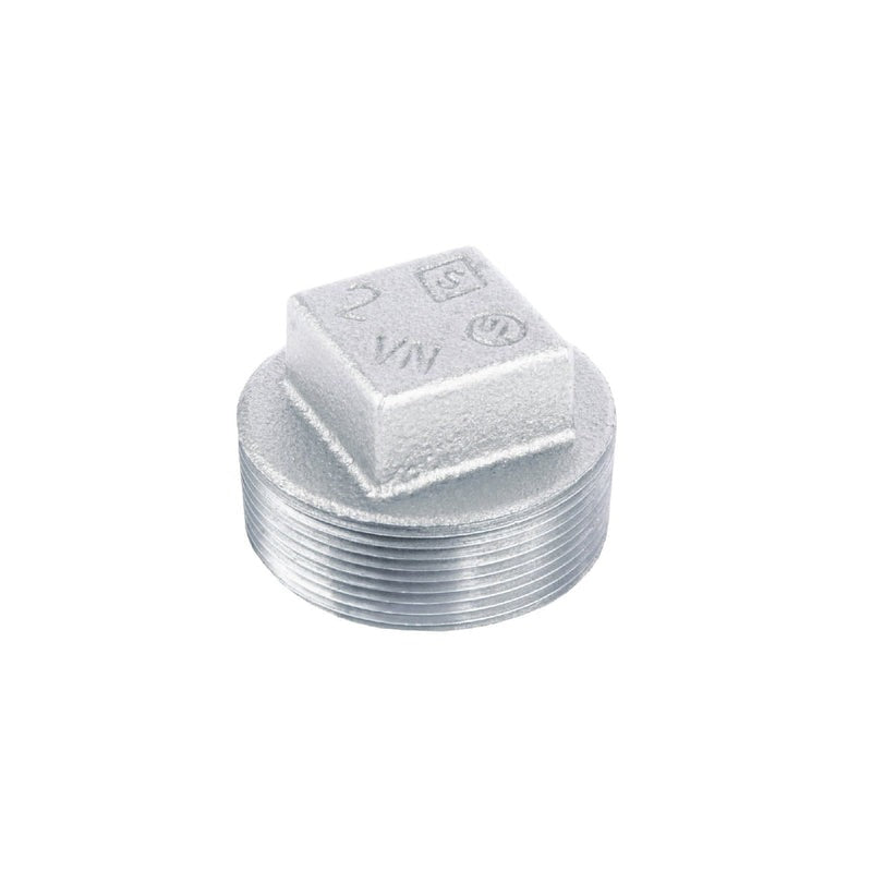 CODA RESOURCES Coda Resources 506629 Galvanized Iron Pipe Plug 2 Inch
