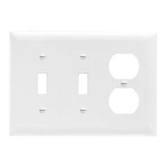 LEGRAND Legrand TP28-W Pass & Seymour TradeMaster Standard Combination Wallplate (4.7 in)