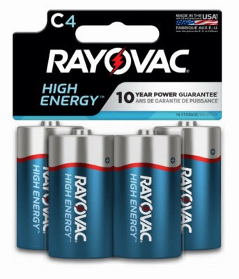RAYOVAC Rayovac 814-4TK C Alkaline Battery 4 Pack