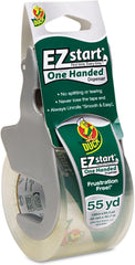 DUCK Duck DUC1259457 E-Z Start Premium Packaging Tape with Dispenser 1.88-Inch x 55.5 Yds (Pack of 1)