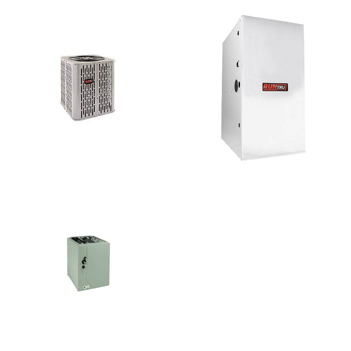 TRANE TRANE 48000 BTU R-454B 15.2 SEER2 Central Heat Pump + Furnace + Coil