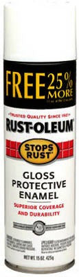 RUST-OLEUM Rust-oleum 254142 Stops Rust Spray Paint Gloss White