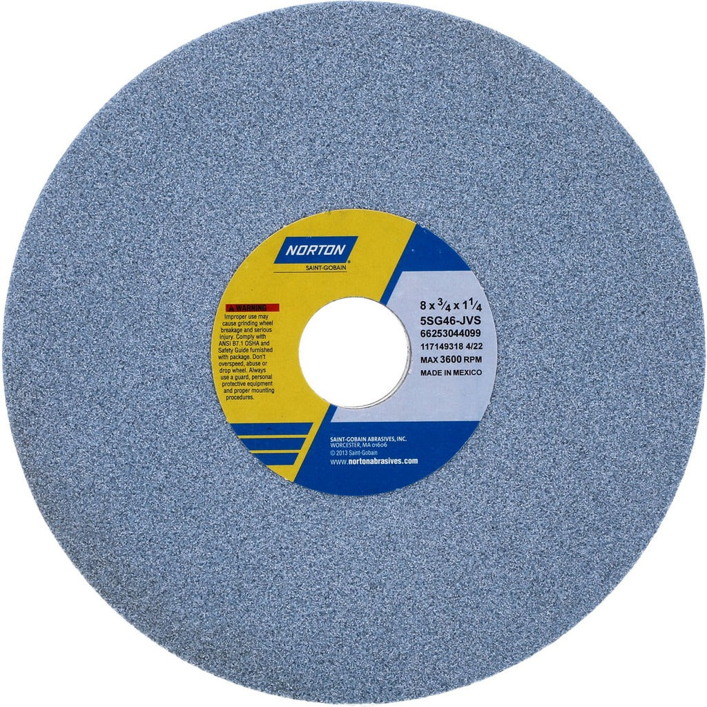 NORTON Norton 66253044099 Surface Grinding Wheel 8in 46 Grit