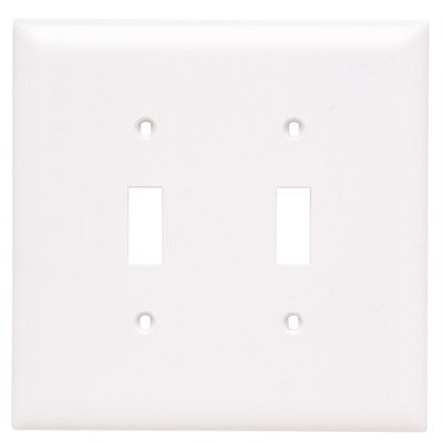 LEGRAND Legrand TPJ2-W TradeMaster Junior Jumbo Wallplate 2-Gang (4.9 in H x 5-1/8 in W)