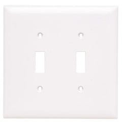 LEGRAND Legrand TPJ2-W TradeMaster Junior Jumbo Wallplate 2-Gang (4.9 in H x 5-1/8 in W)