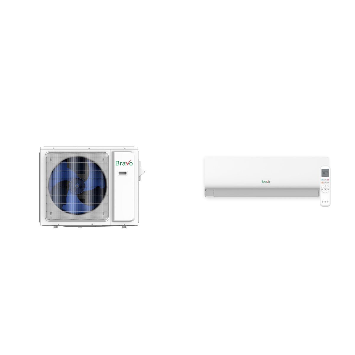 BRAVO ROMA BRAVO ROMA 42000 BTU R-410A 24 SEER2 4-Zone Wall-Mounted Mini Split System