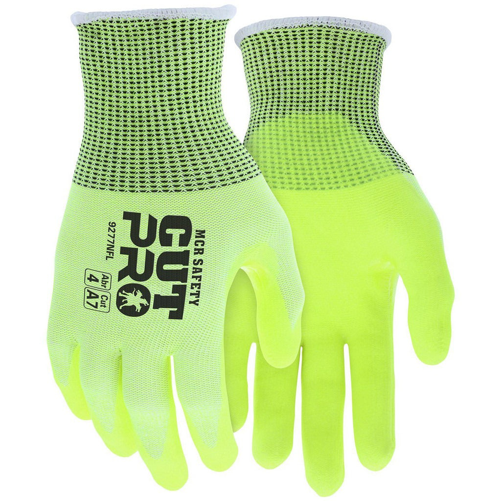 MCR SAFETY Mcr Safety 9277NFXXL Cut A7 Gloves 2XL Nitrile Hppe