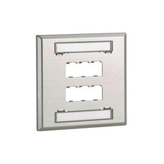 PANDUIT Panduit CFPL6S-2GY Faceplate 6 Port Double Gang