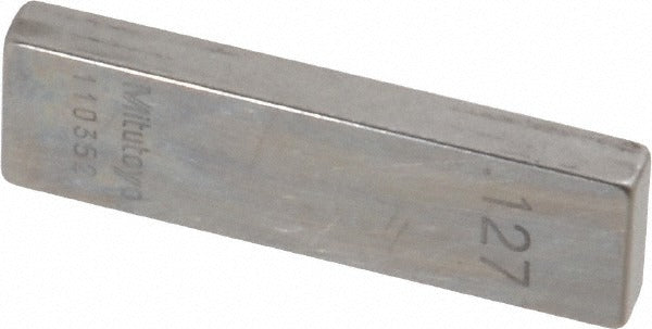 MITUTOYO Mitutoyo 611167-541 Steel Gage Block 0.127 in Grade AS-1
