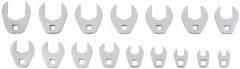 PROTO Proto J49000MCF Crowfoot Wrench Set 16 Pc 9-24mm