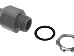 RHEEM RHEEM 455001 1/2 Inch Straight Quick Twist Liquid Tight Conduit Fitting