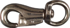 NATIONAL HARDWARE National Mfg N222-968 Nickel Cattle Snap Swivel Eye