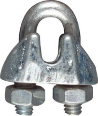 NATIONAL HARDWARE N248-260 Zinc Wire Cable Clamp 1/16 Inch 20 Pack