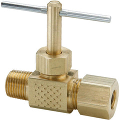 PARKER Parker NV106C-4-2 Straight Needle Valve 1/4x1/8 Brass