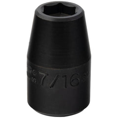 PROTO Proto J7414PF 1/2 in Drive 7/16 in Hex 6 Pt Power Socket