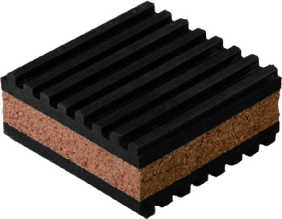 DIVERSITECH Diversitech MP-6C Anti-Vibration Pad 6 x 6 x 7/8