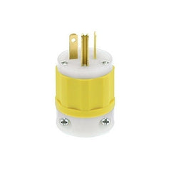 LEVITON Leviton Telcom 5466-CY Straight Blade Plug 20A 250V