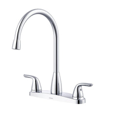 GERBER Gerber G0040168SS Viper 2H high-arc kitchen faucet 1.75 gpm (3-hole)