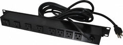 WIREMOLD Wiremold J08B2B Power Outlet Strip 8-outlet Rack Mount