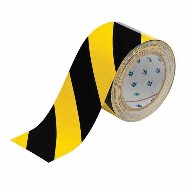 BRADY Brady 104347 Floor Aisle Marking Tape 3in 100ft Polyester