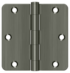 DELTANA Deltana S35R415A Radius Corner Hinge 3.5x3.5 Antique Nickel