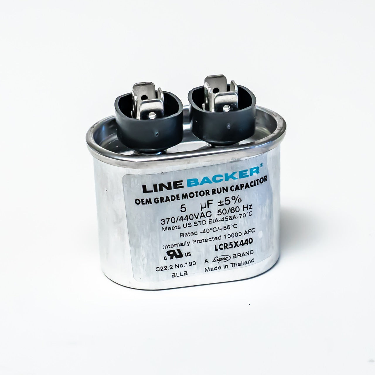 SUPCO Supco lcr5x440 Run Capacitor 5 Mfd 440V Oval