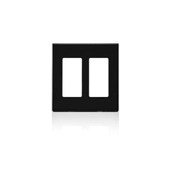 LEVITON Leviton Telcom 80309-SE Screwless Wallplate 2 Gang