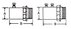 Steel Electric Products S4066 1/2 Inch Insulated EMT Set-Screw Connector
