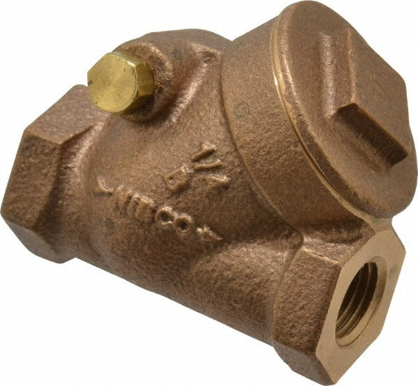 NIBCO Nibco NL740V4 Y-pattern Check Valve 1/4 Inch Fnpt Bronze